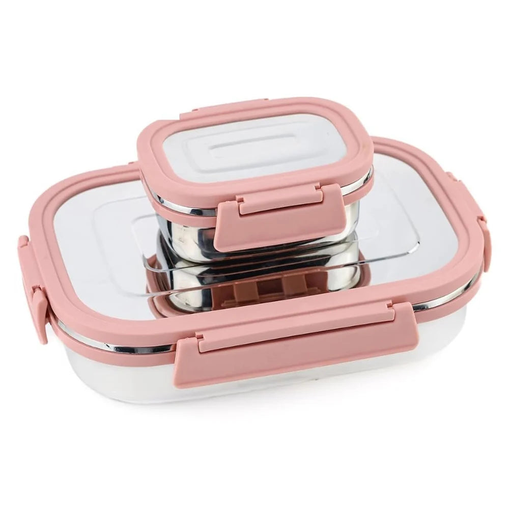 Leak-proof stainless steel lunch box