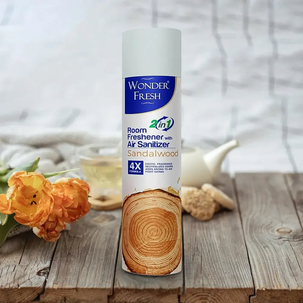 Long-lasting sandalwood air freshener