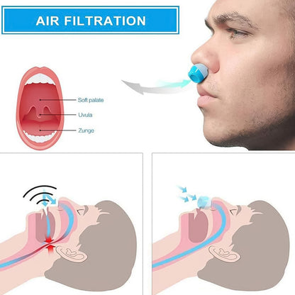 Snore-Free Air Purifying Nose Clip - Health & Beauty