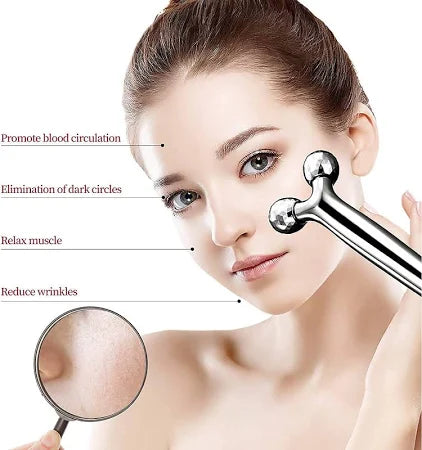 Manual Roller Face Massager