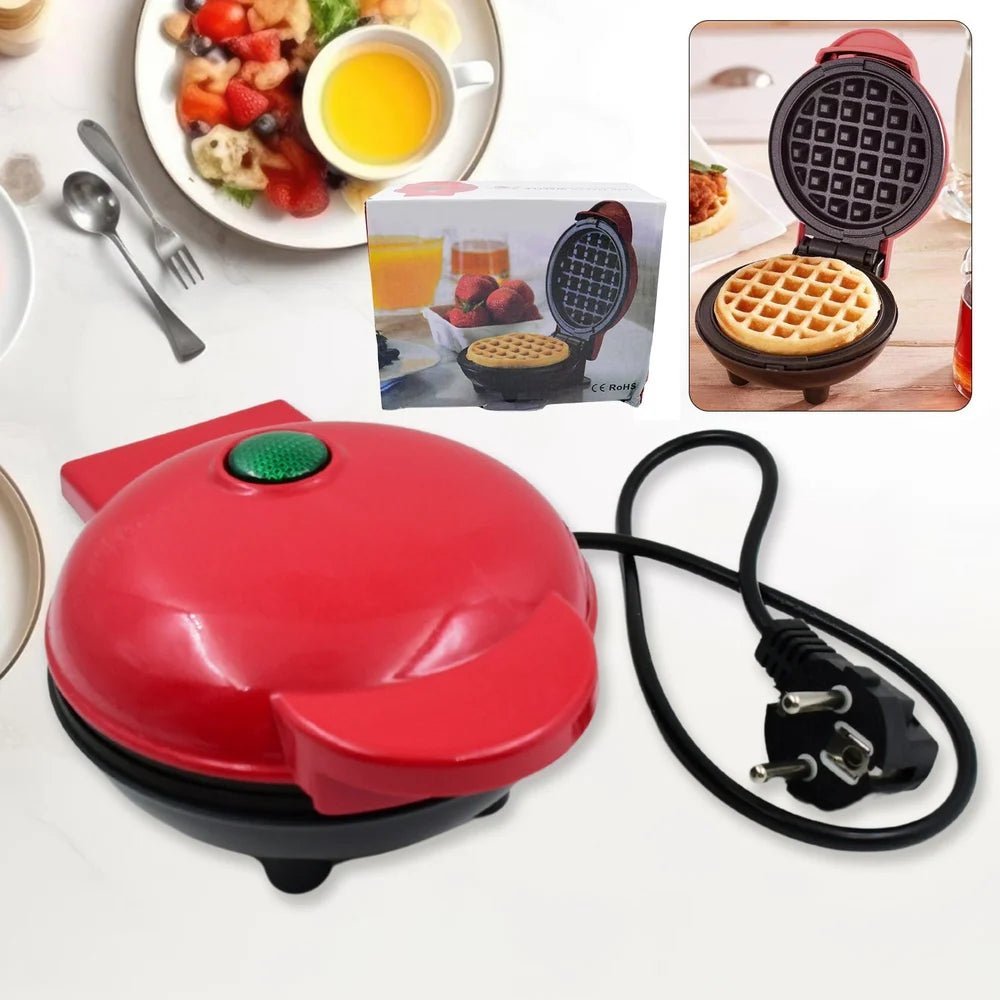 Mini compact waffle maker