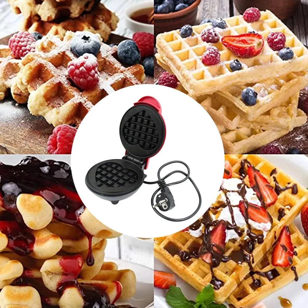 Mini compact waffle maker