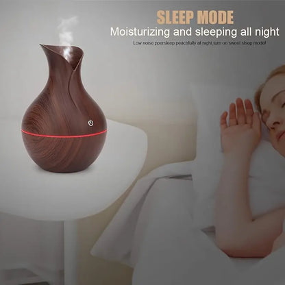 Mini Wooden Vase Pot Diffuser