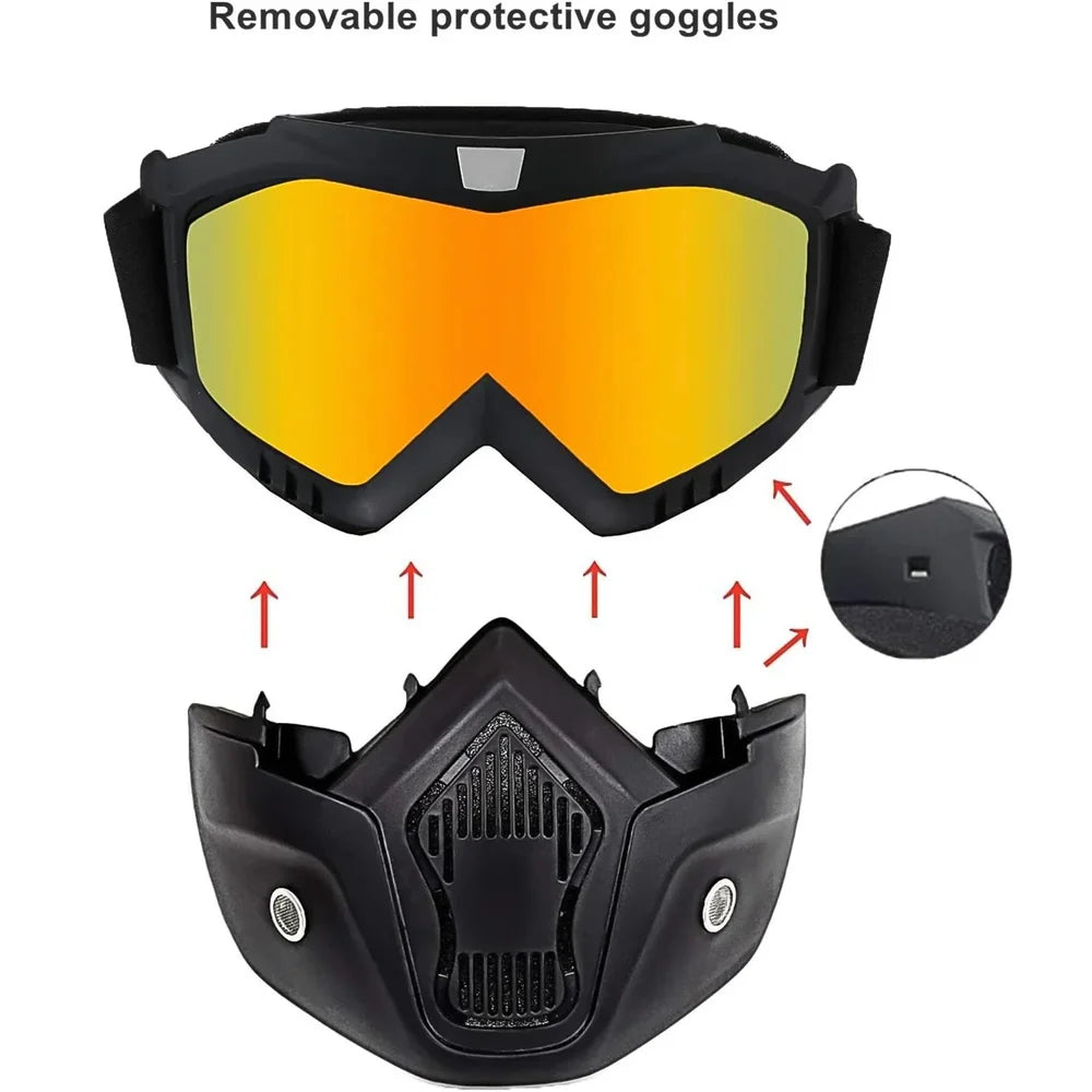 Windproof UV-Protected Motorcycle Goggles - Automotive