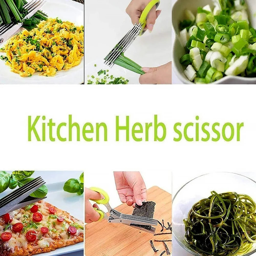 5-blade herb & vegetable scissors