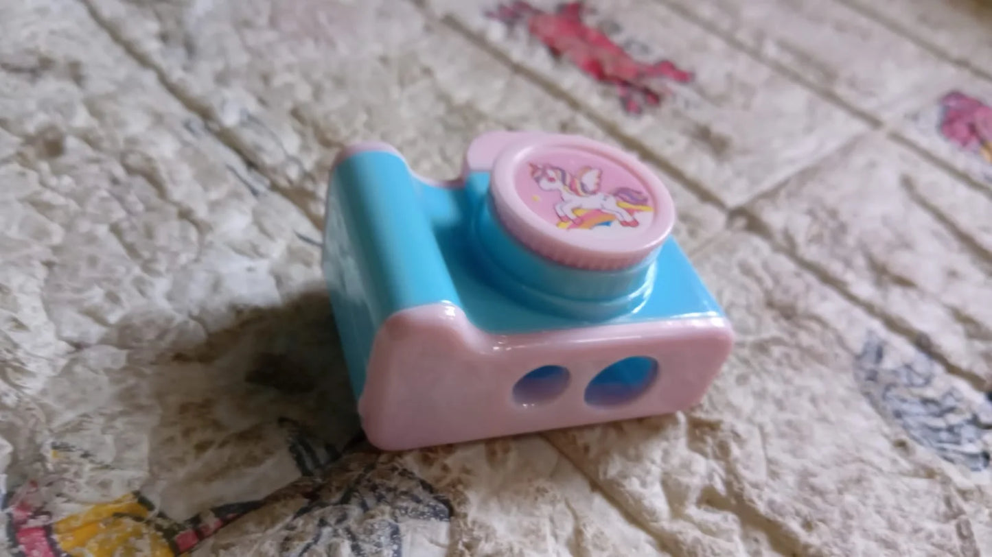 Camera-Shaped Pencil Sharpener
