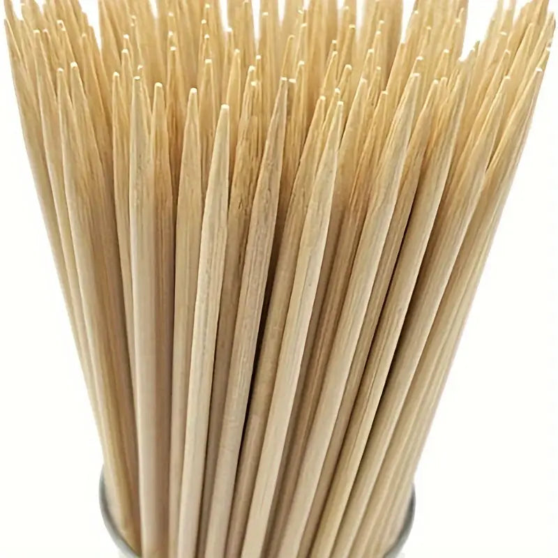 Natural bamboo bbq skewers (30cm)