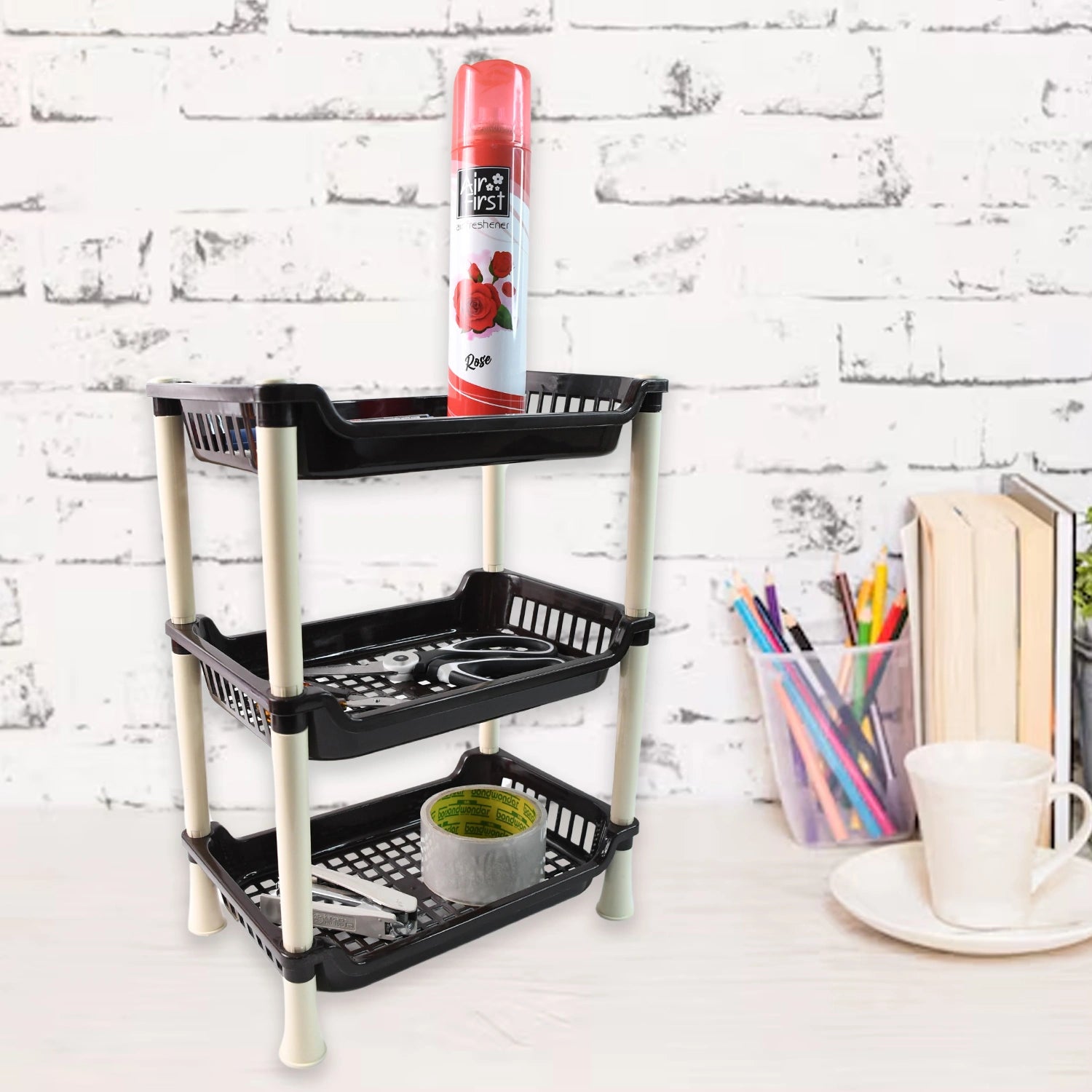 3-tier storage rack