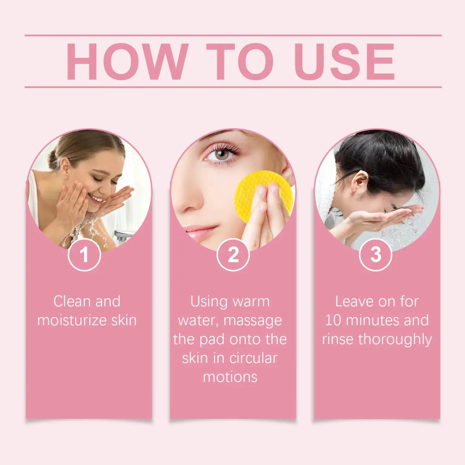 Turmeric kojic acid cleansing pads