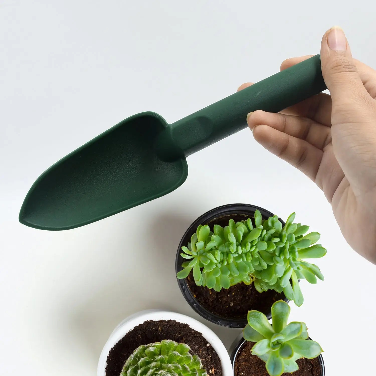 Heavy duty mini garden trowel
