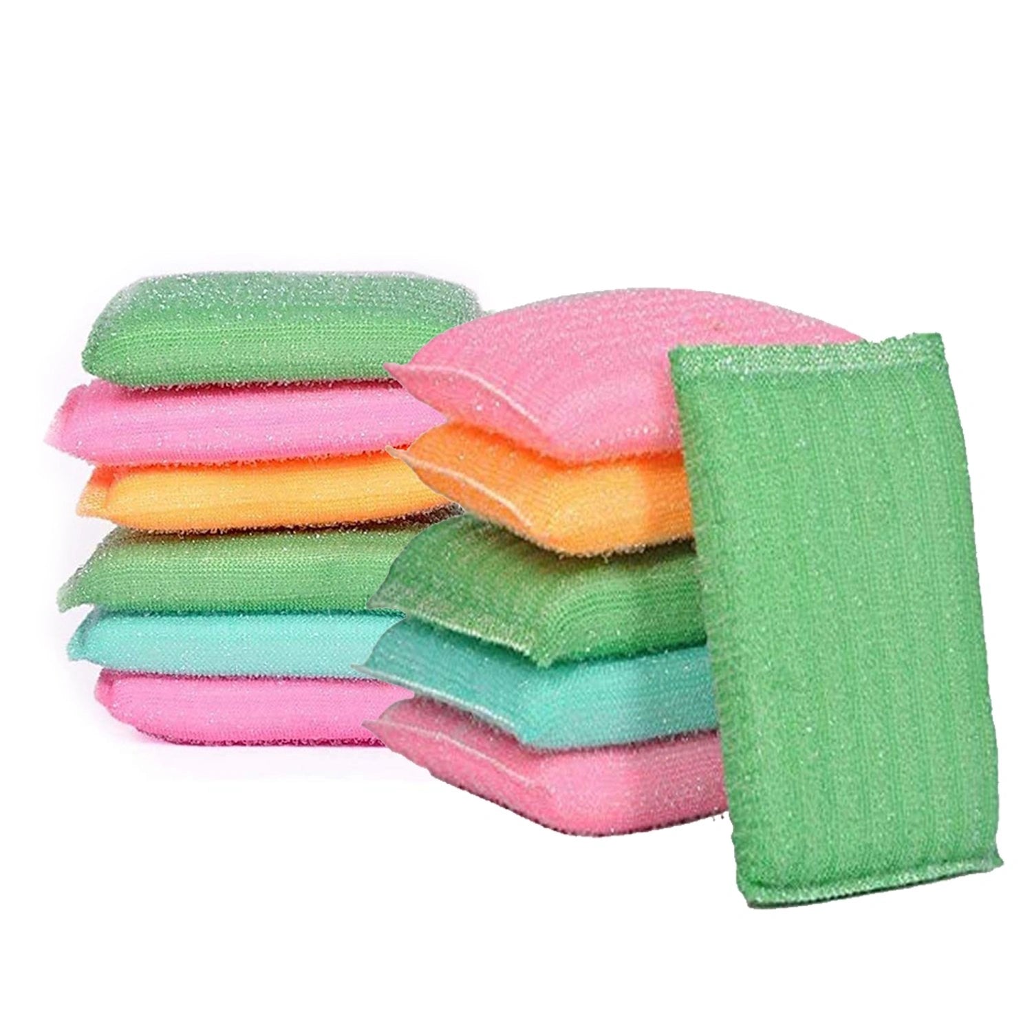 Non-scratch scrubber pads
