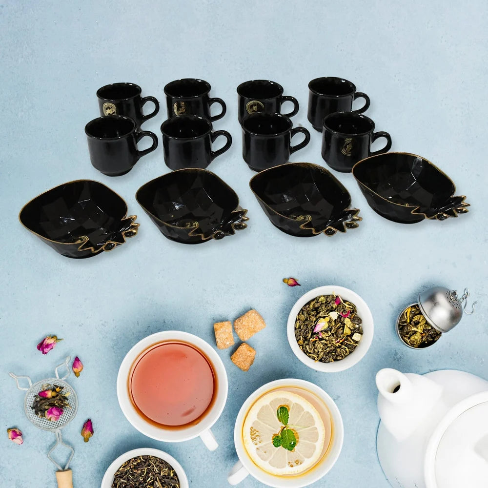 Pineapple ceramic tea set