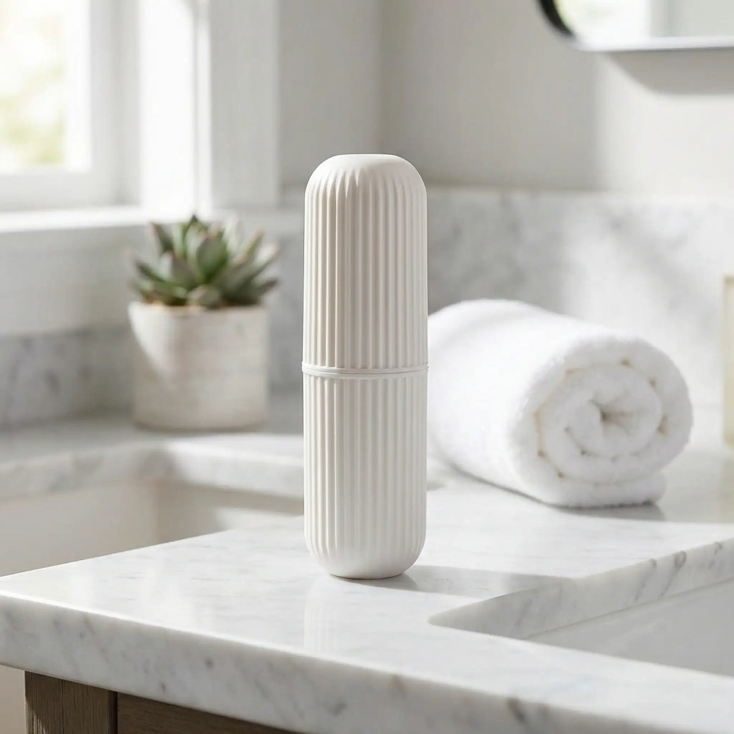 Portable Brush Storage Bottle (Pack of 1)