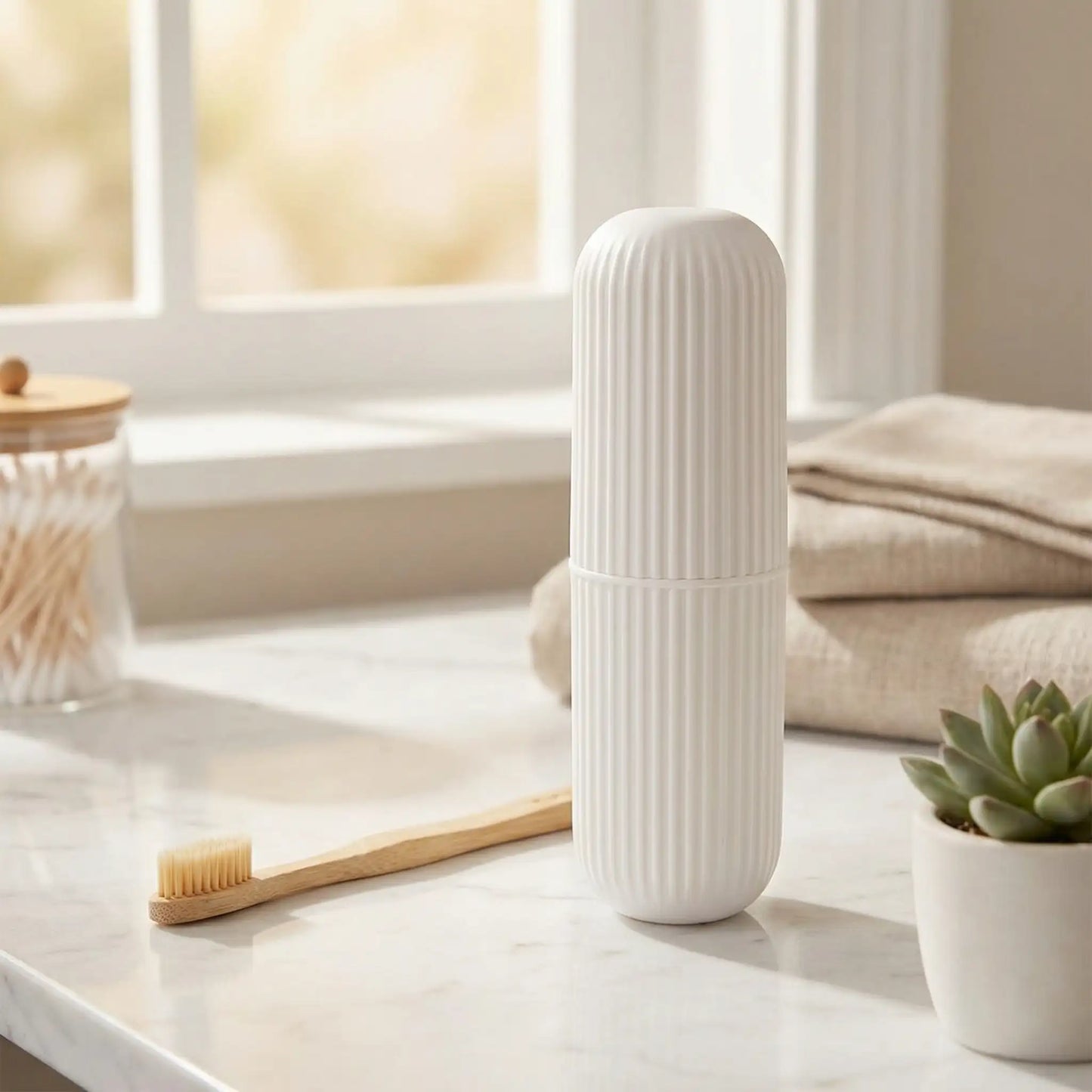 Portable Brush Storage Bottle (Pack of 1)