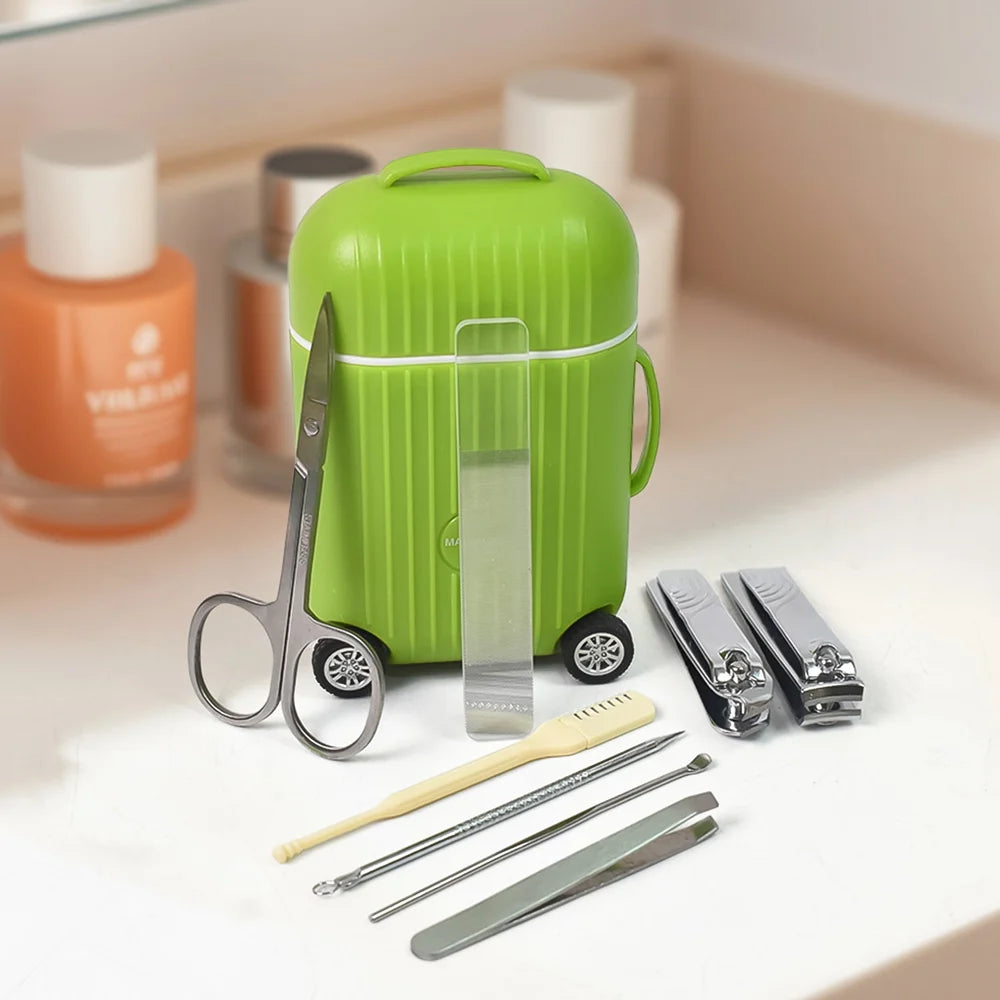 Portable manicure pedicure kit