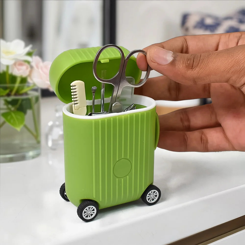 Portable manicure pedicure kit