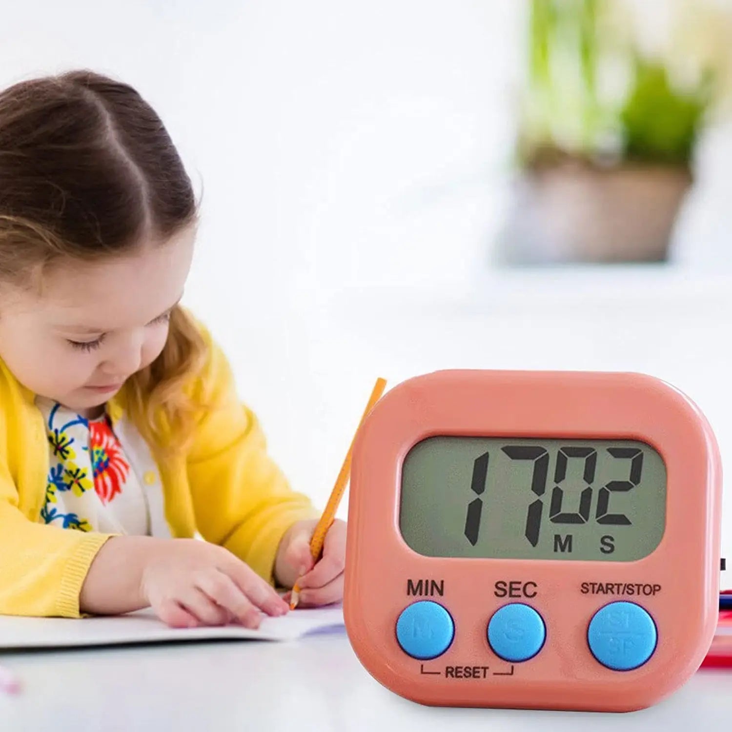 Digital kitchen timer with stand