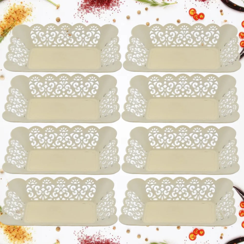Rectangle plastic serving trays