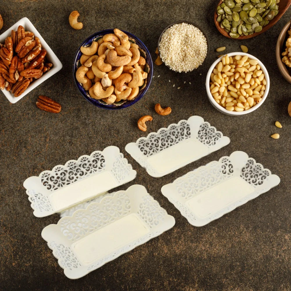 Rectangle plastic serving trays