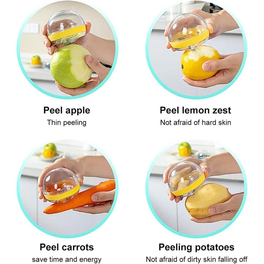 Round fruit & vegetable peeler