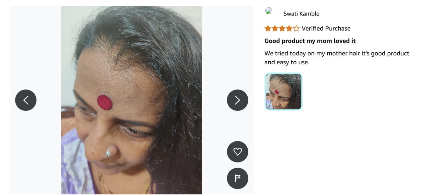 Long lasting natural hair dye shampoo (pack of 2)