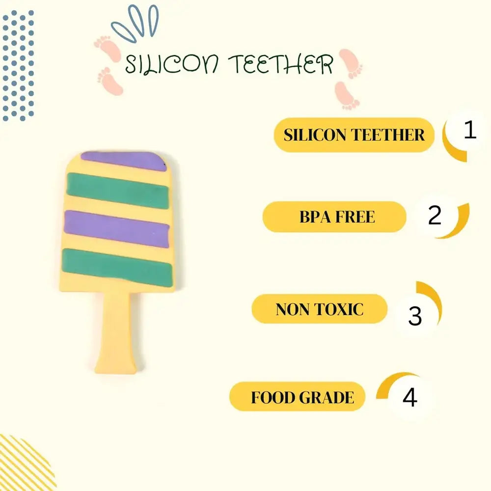 Silicone baby teether