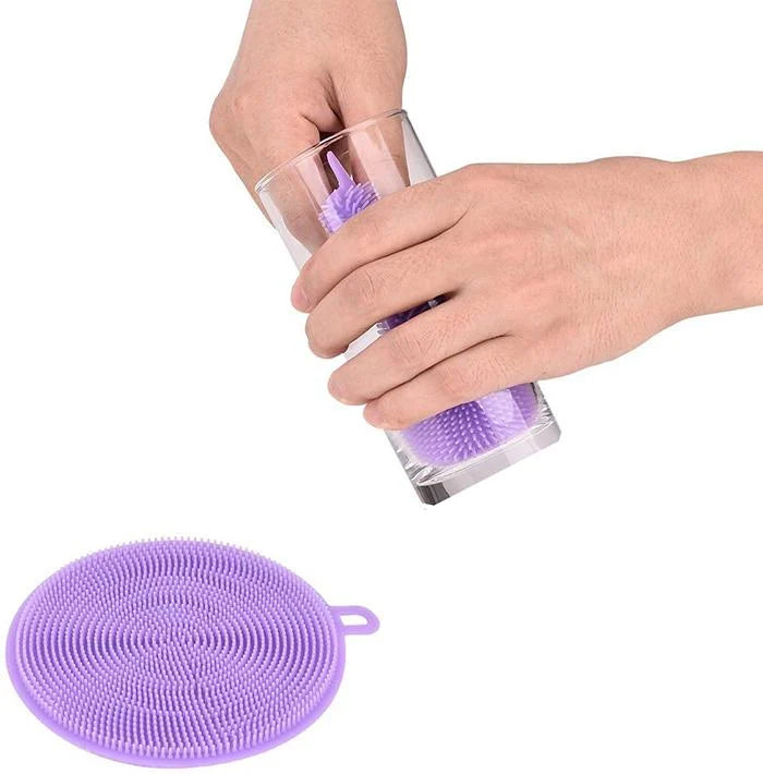 Silicone scrubber sponge