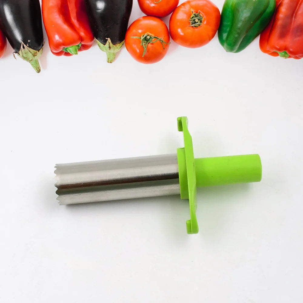 Stainless steel chili corer