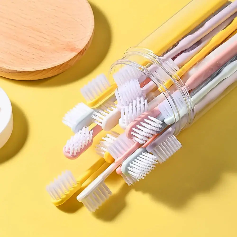 Family soft toothbrush set