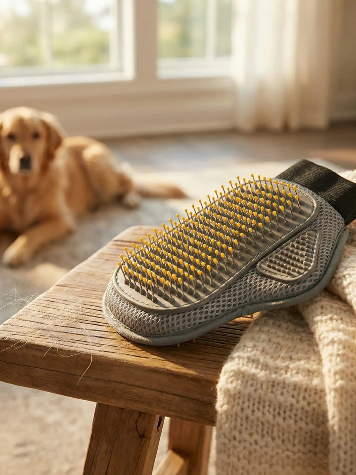 Stainless Steel Pet Grooming Glove