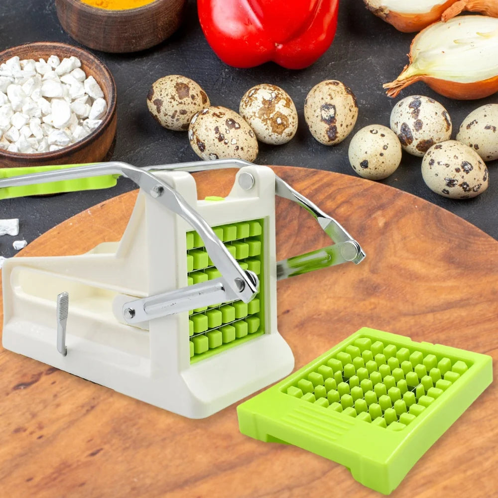 Stainless steel french fry cutter