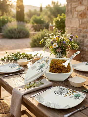 Stylish Plastic Dinnerware Set