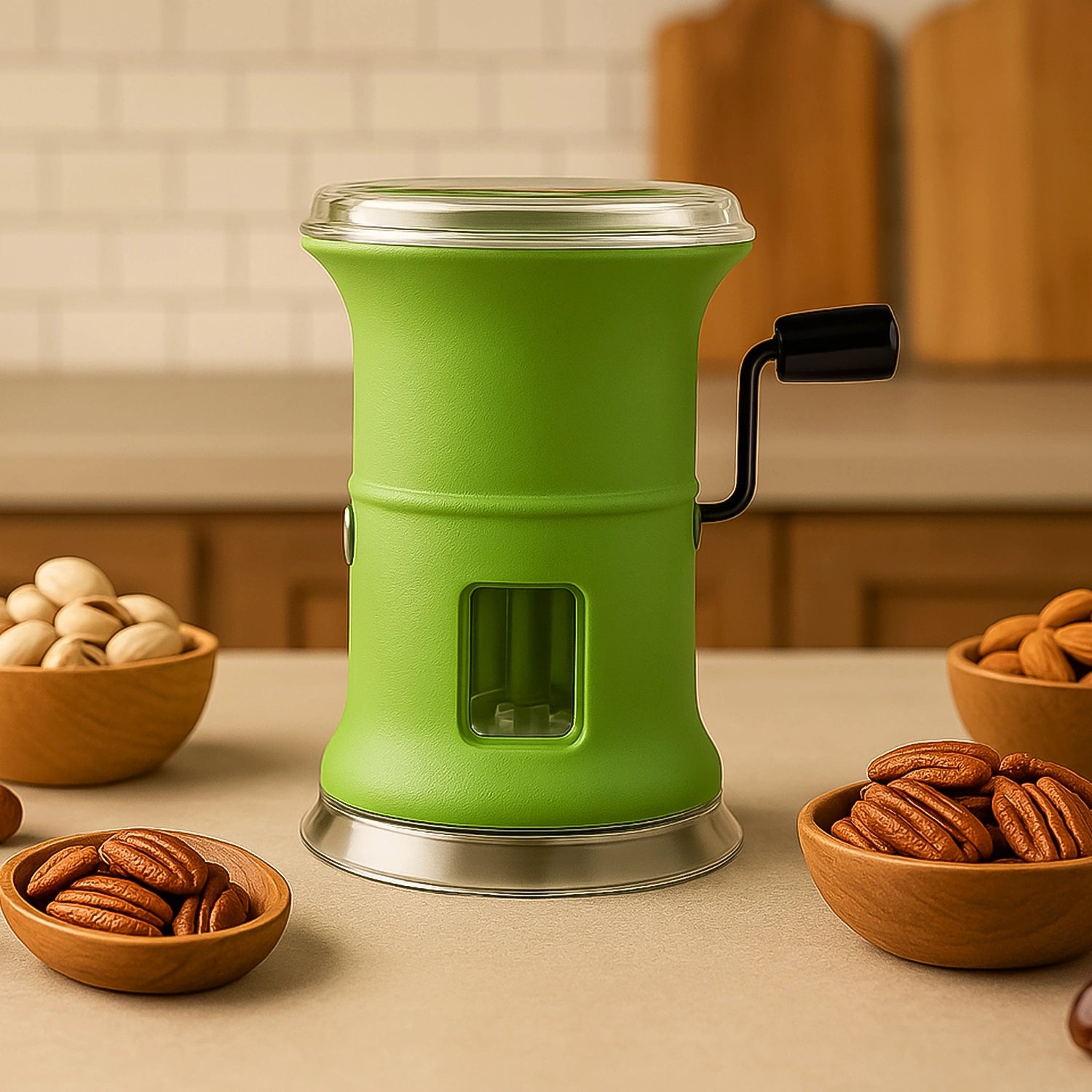 Manual chilly cutter grinder