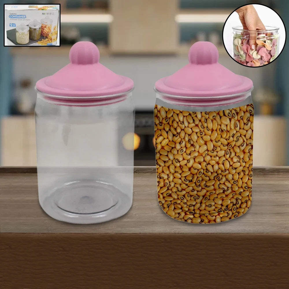 Airtight transparent food containers
