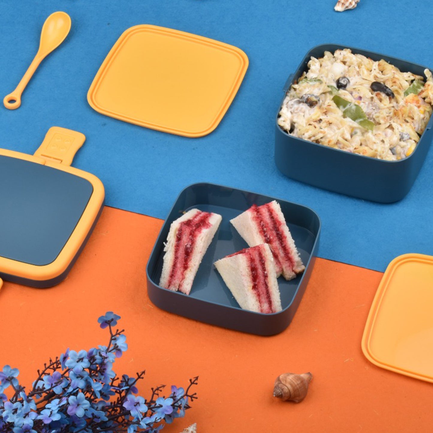 Double-Layer Portable Lunch Box