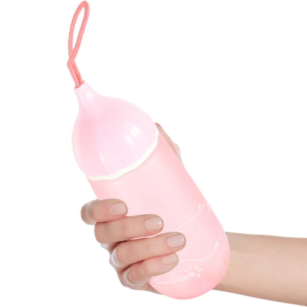 Unique-shaped leak-proof bottle