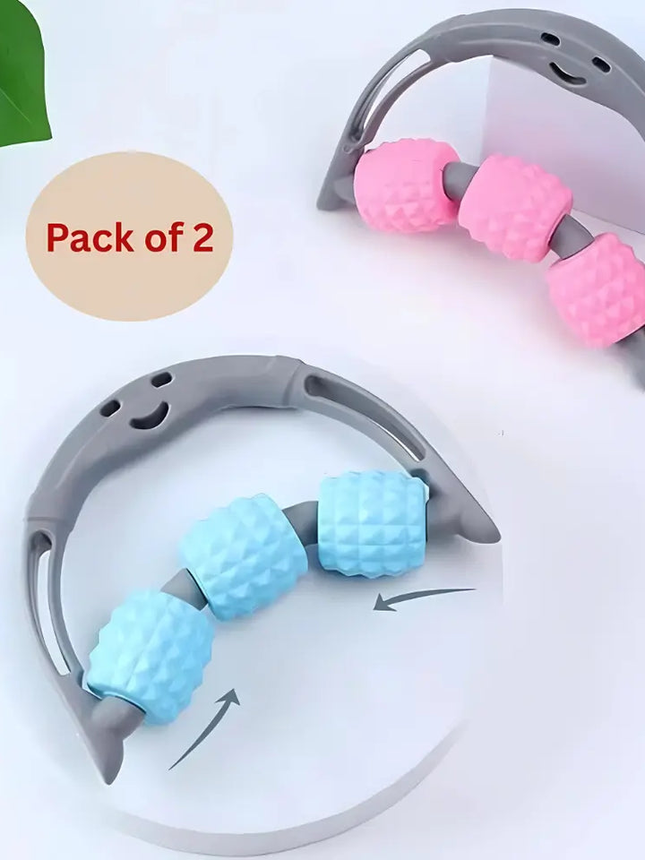 3 Ball Massage Roller – Handheld Body Massager Tool