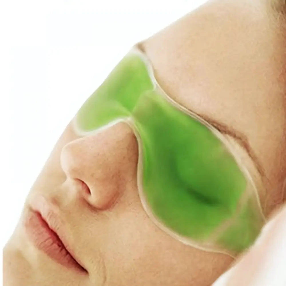 Cooling gel eye mask - relief from eye strain fatigue and puffiness