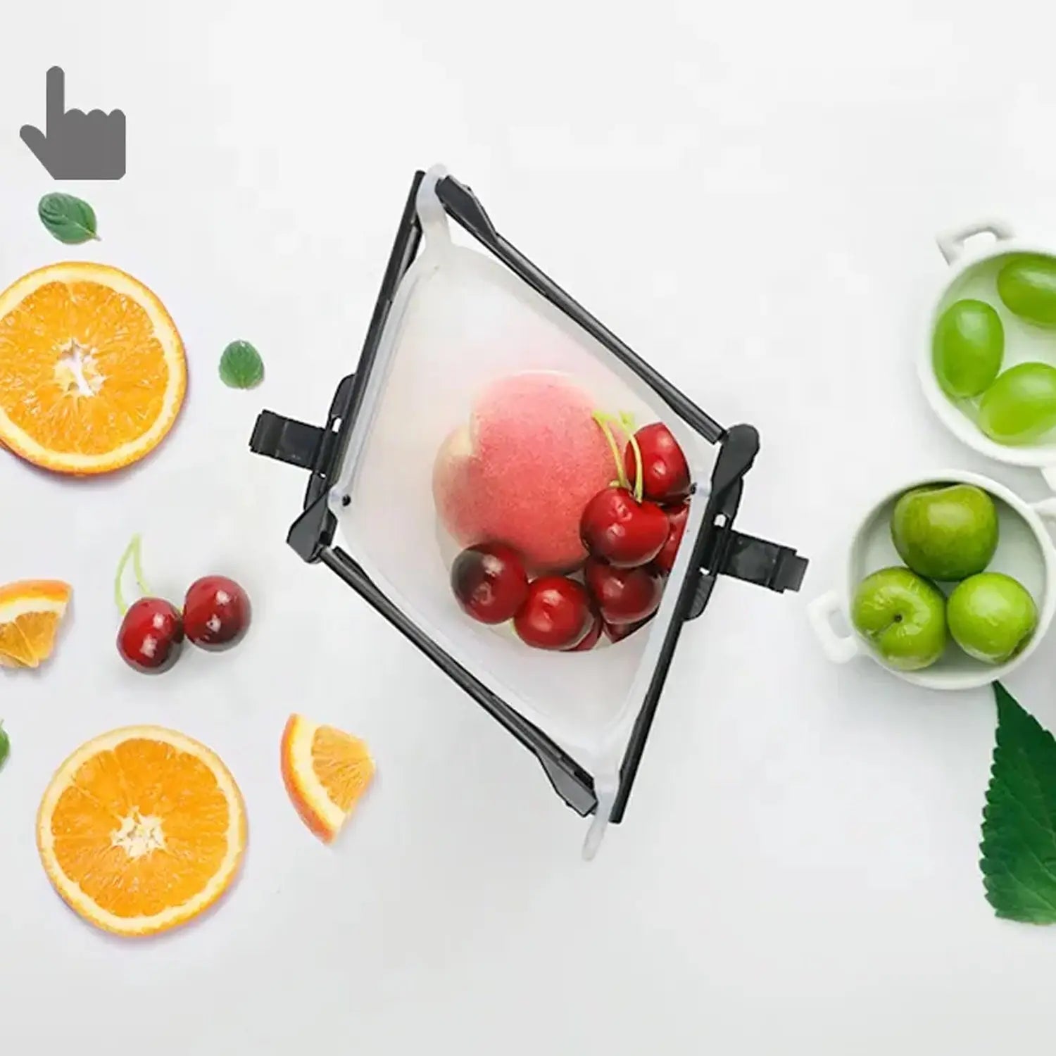 Reusable silicone food bags