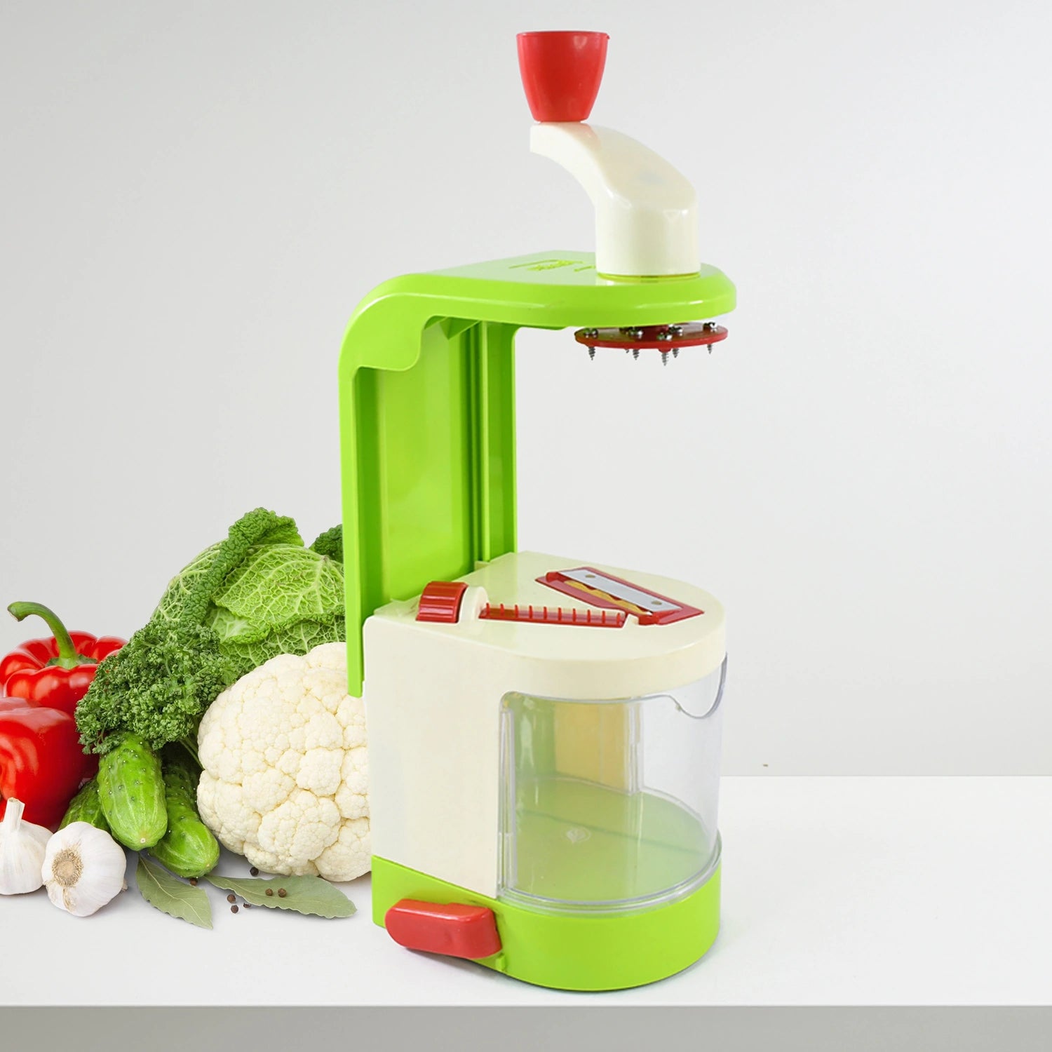 Ice shaver & spiral cutter