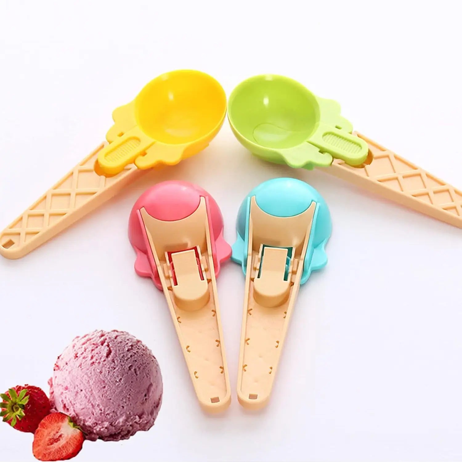 Fun ice cream scoopers