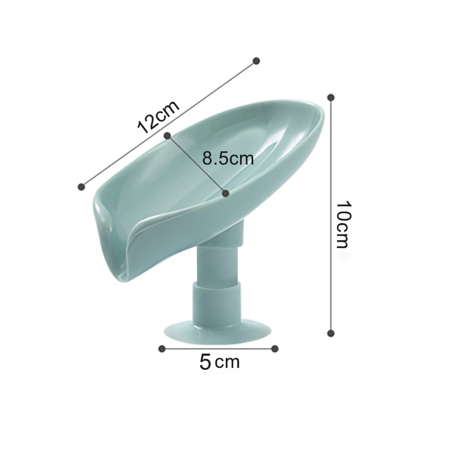 Leaf shape soap holder