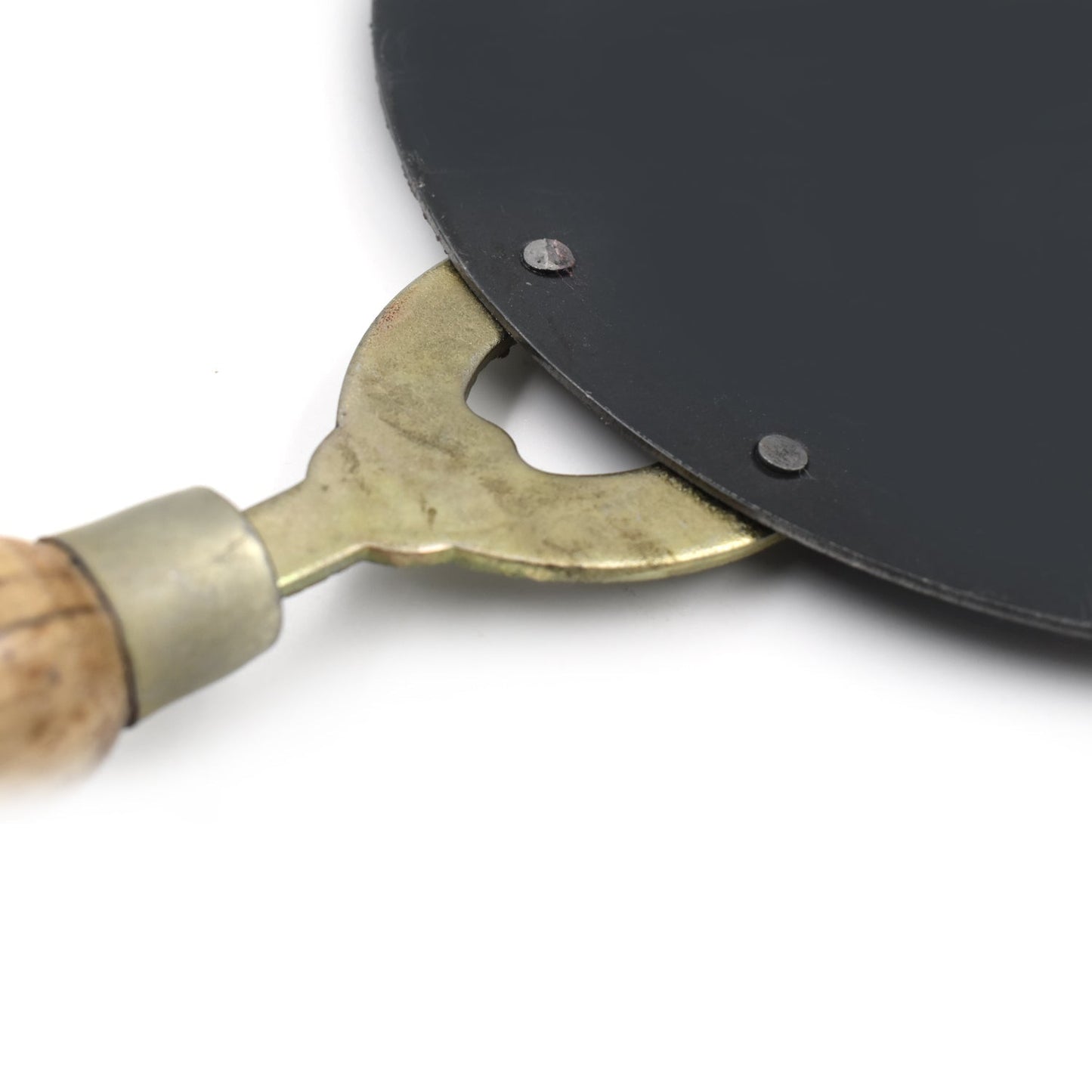 Wooden Handle Iron Tawa