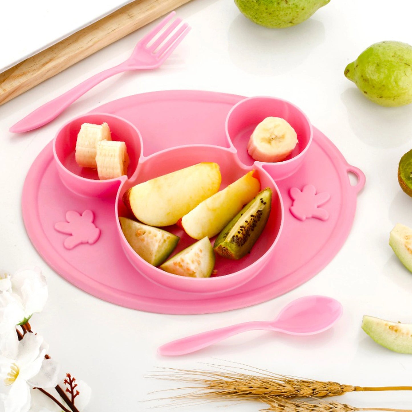 Micky Silicone Plate Set
