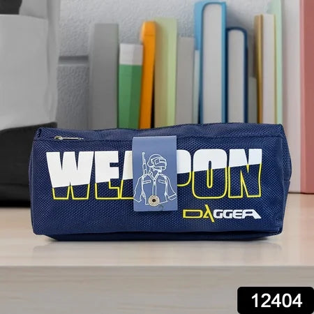 Durable zippered pencil pouch