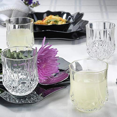 Unbreakable crystal glass set