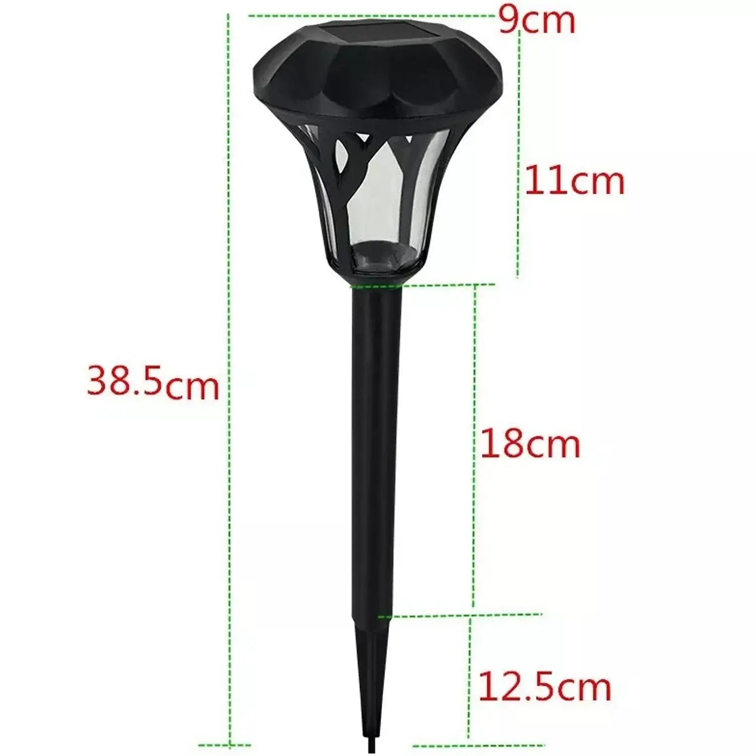 Solar-powered led garden light