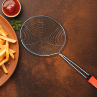 Stainless steel deep fry strainer