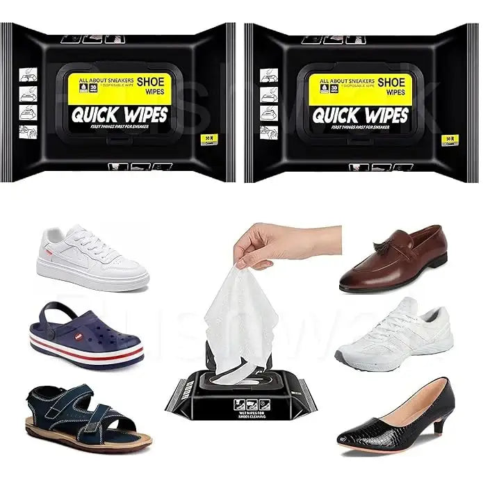 Sneaker & shoe cleaner wipes
