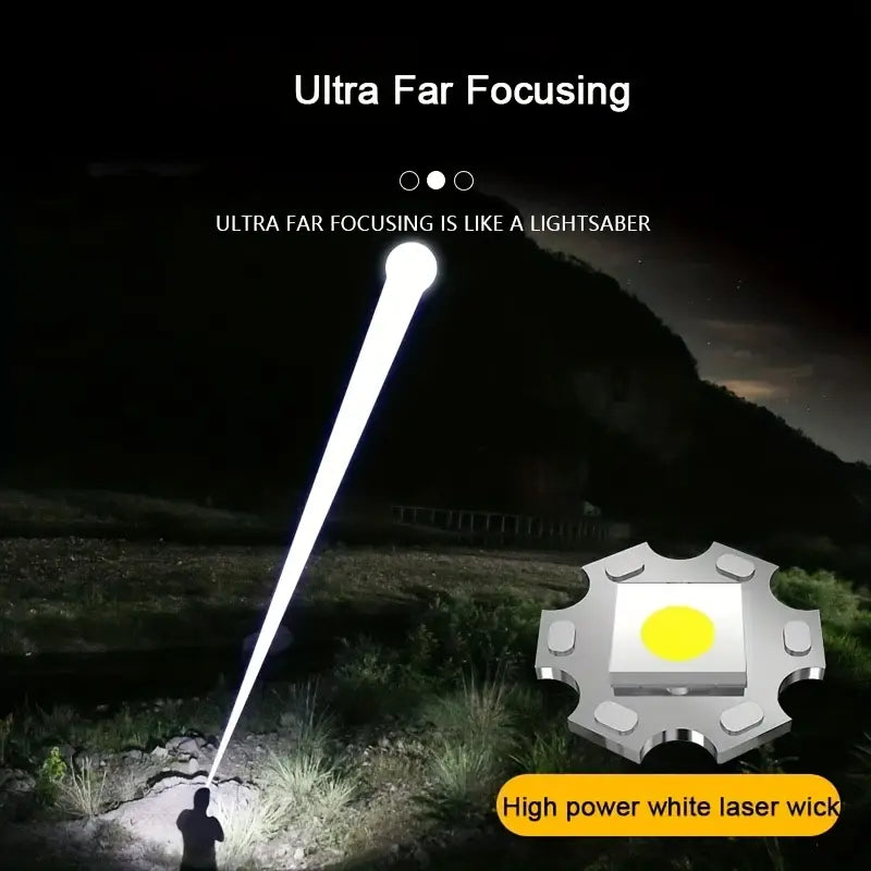 Super bright usb rechargeable flashlight